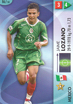 Jaime Lozano Mexico Panini World Cup 2006 #86
